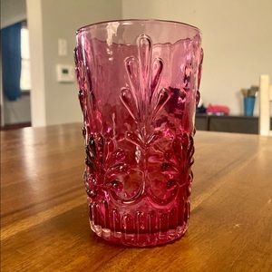 Purple drinking glass
